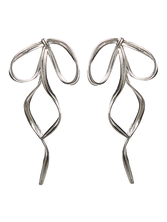 VMSAGA Earrings - Silver Colour