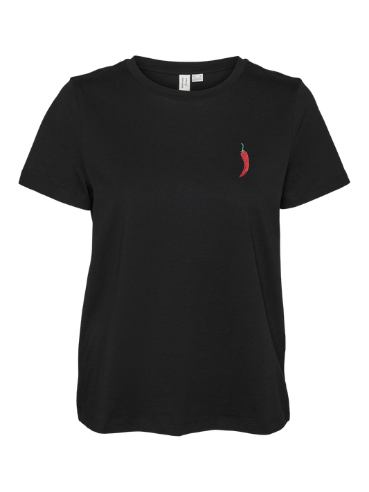 VMGLITTER T-Shirt - Black