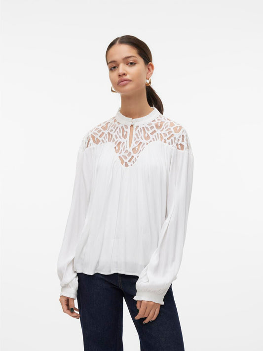 VMJAZMYN T-Shirts & Tops - Bright White