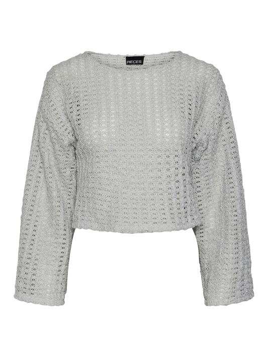 PCSPARKLY Pullover - Chrome Grey